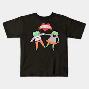 Frogs in love Kids T-Shirt